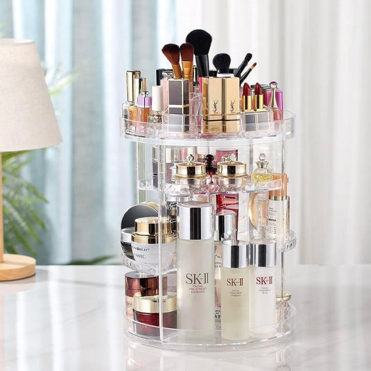 ROTATING COSMETICS ORGANIZER