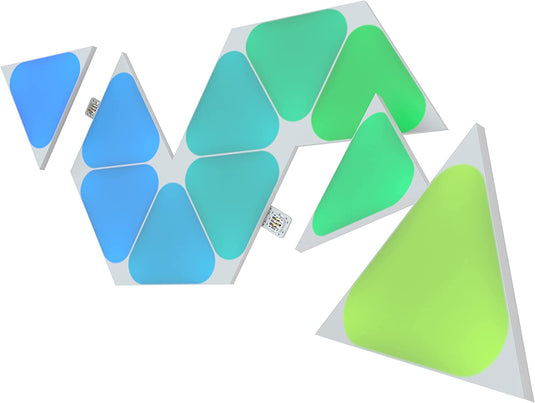 Shapes Mini Triangles Expansion Pack - 10 Additional Mini Light Panels